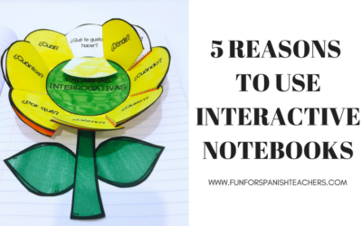 5 Reasons to Use Interactive Student Notebooks in Elementary Spanish Class