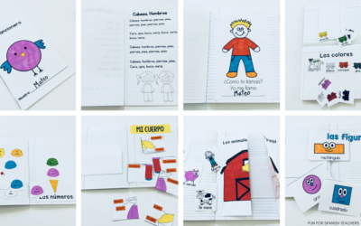 Spanish Interactive Notebooks in Grades K-1