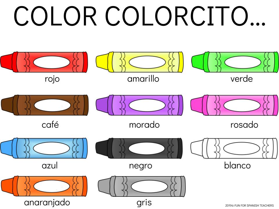 colors in spanish