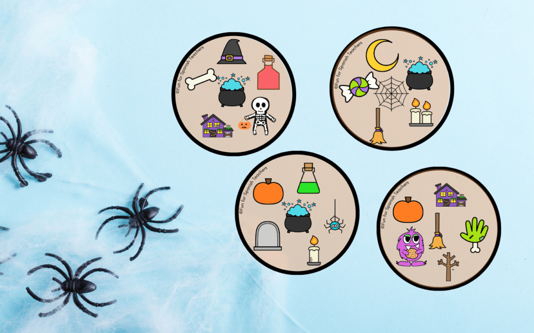 VOCABULARY MATCHING GAME WITH A HALLOWEEN TWIST
